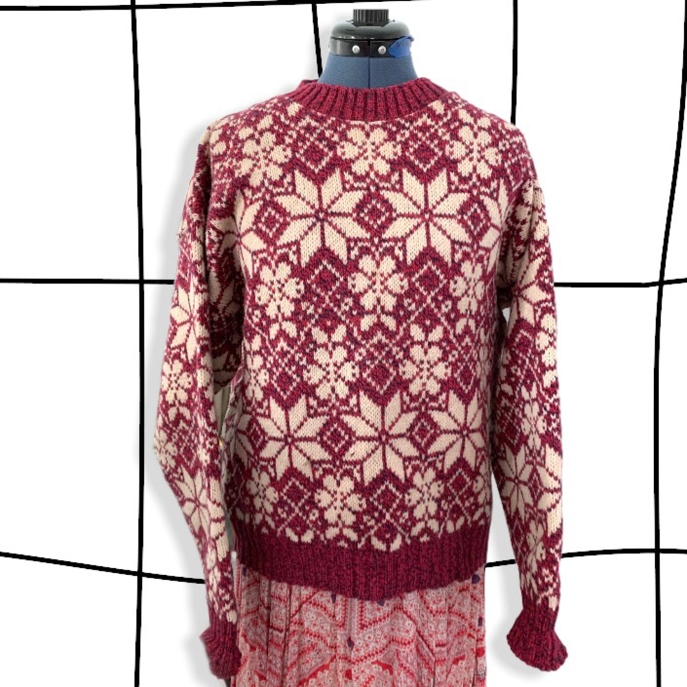 Vintage flurry chunky knit sweater
